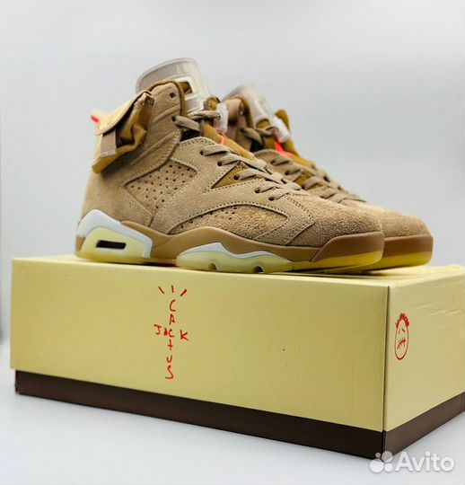 Кроссовки Nike Air Jordan 6 x Travis Scott