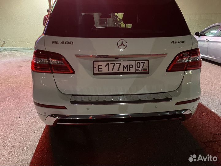 Передний бампер ml w166 AMG задний