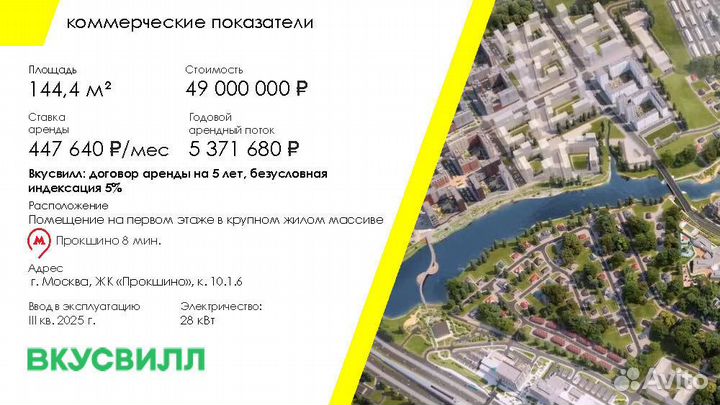 Габ. Готовый арендный бизнес в Москве. 447тр/мес