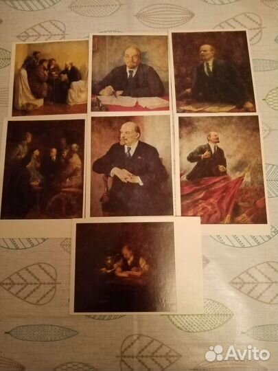 Открытки с Лениным 1987г