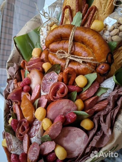Мясной букет мужской букет подарок мужчине