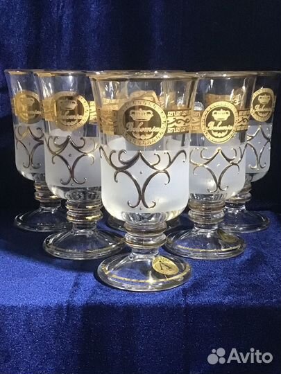 Бокалы Стаканы Конфетница Чехия Богемия