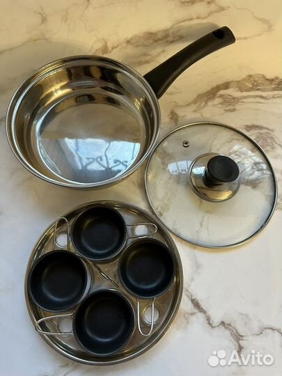 Сковорода с кокотницами для жульена