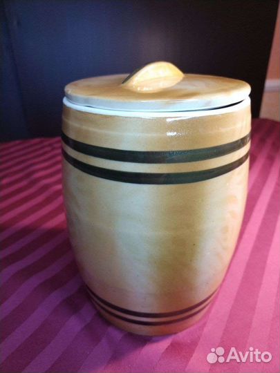 Керамический бочонок, пр-во Киров, 1966-1981г