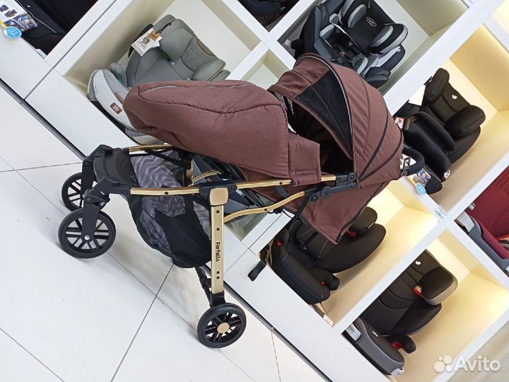 Прогулочная коляска Farfello Comfy Go Brown