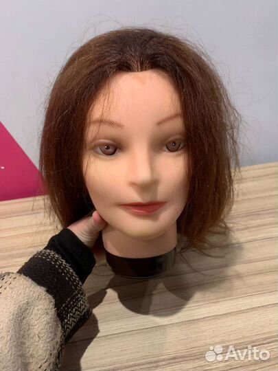 Болванка с натуральными волосами