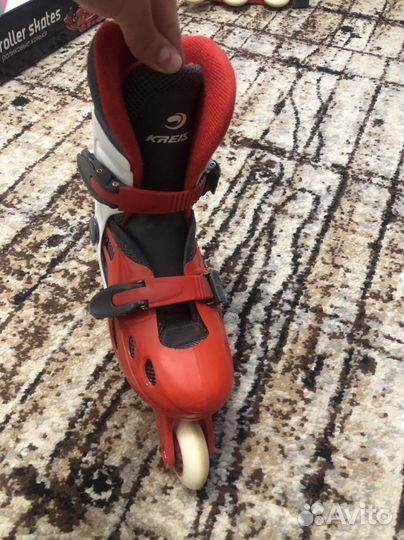 Роликовые коньки детские раздвижные