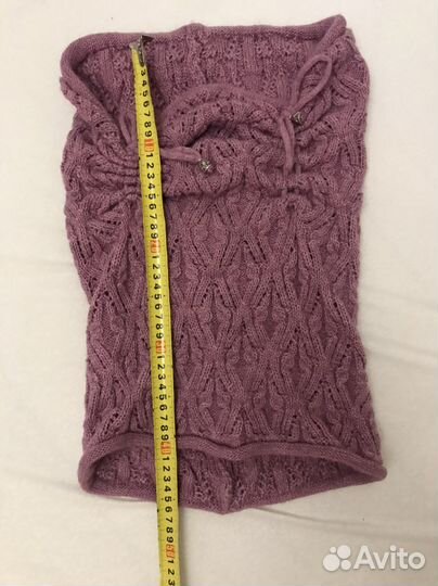 Комплект шапка и снуд женский