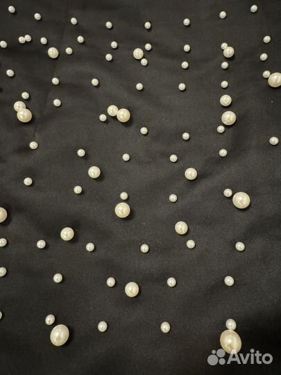 Юбка с бусинами