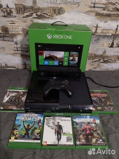 Xbox One + Kinect 2.0 (В коробке)