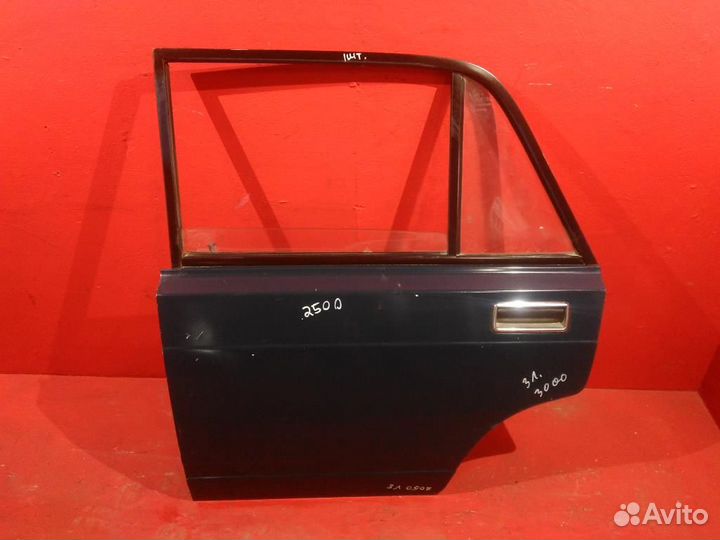 Дверь задняя левая Ваз 2107 сине зеленый 2008 год