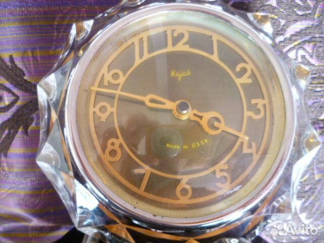 Часы СССР Хрустальные 