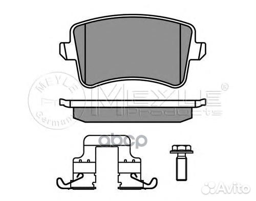 Колодки зад.audi A4 1.8-3.2FSI 2007 Для 1KW 0
