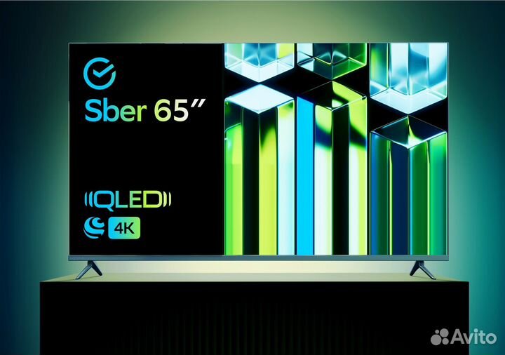 Телевизло сбер 4k uled 65