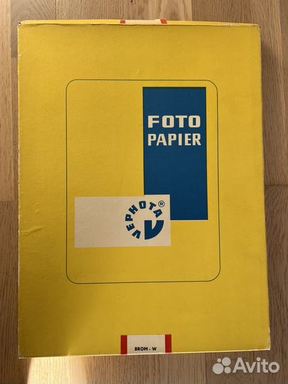 Фотобумага vephoto немецкая 1970г