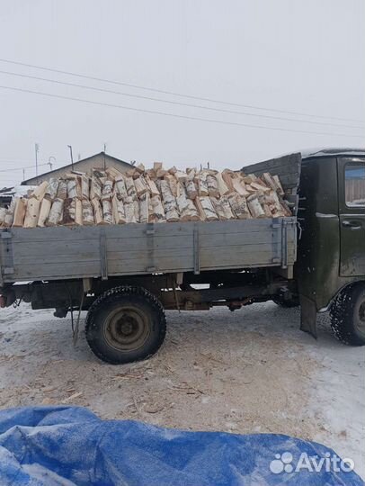 Дрова березовые колотые