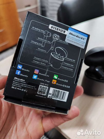 Беспроводные наушники Bluedio