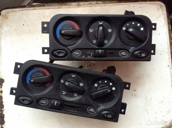 Блок управления печкой Дэу Матиз разборка