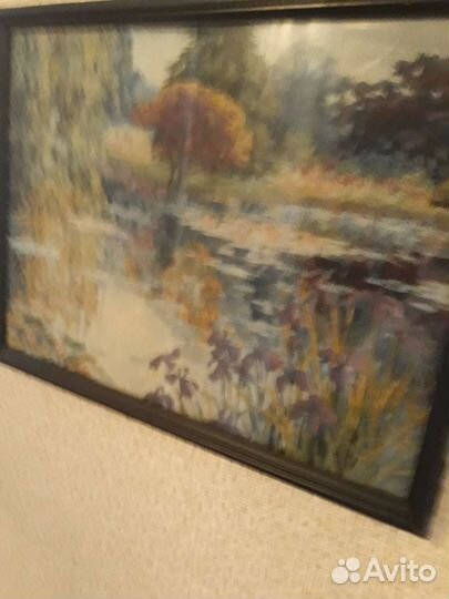 Картина в раме гобелен