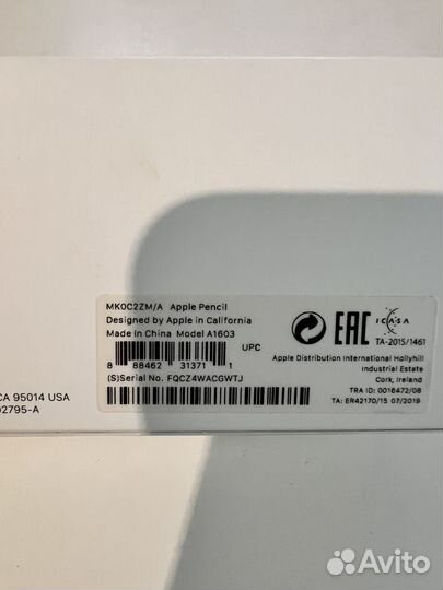 Стилус apple pencil 1 поколения