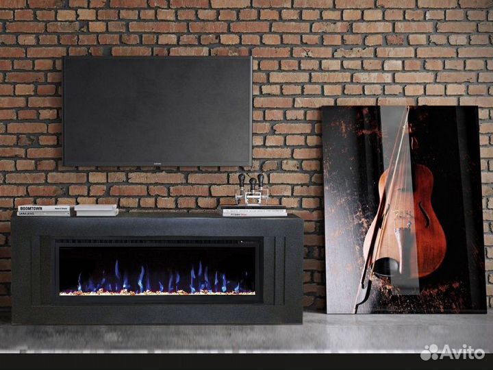 Электрокамин линейный RealFlame stockholm 50 BL