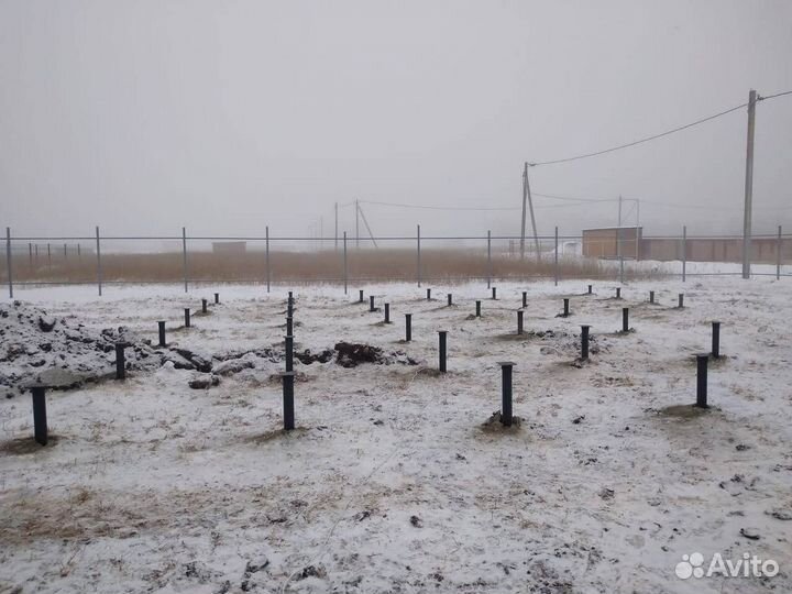 Винтовые сваи.Монтаж под ключ