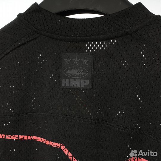 Футболка Corteiz 21 savage черная сетка