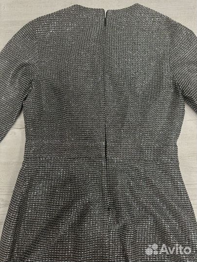 Платье вечернее блестящее 44