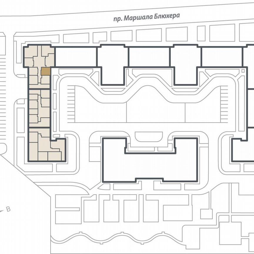 1-к. квартира, 35,6 м², 6/17 эт.