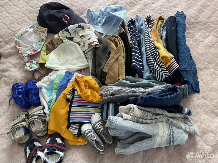 Вещи пакетом на мальчика с 62-86 р-р