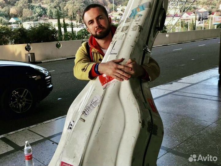 Жёсткий кейс для транспортировки контрабаса