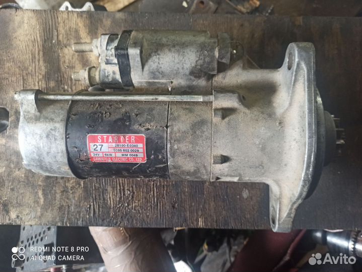 Стартер для экскаватора New Holland Kobelco E485C
