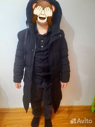 Парка зимняя для мальчика 158