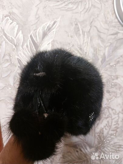 Шапка норковая женская