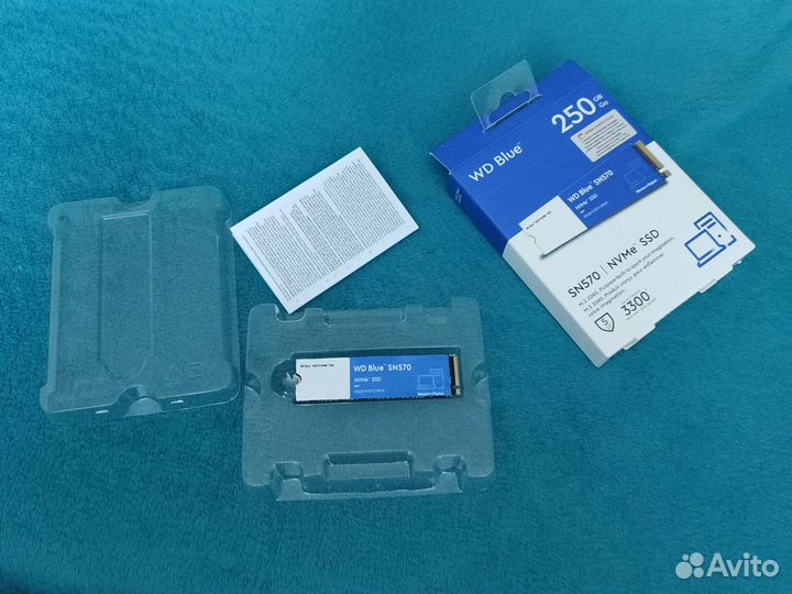 Новый SSD M.2 nvme WD Blue 250 GB