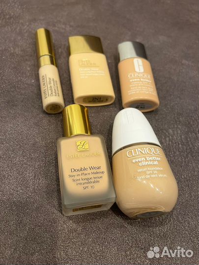 Крем тональный estee lauder double wear, clinique