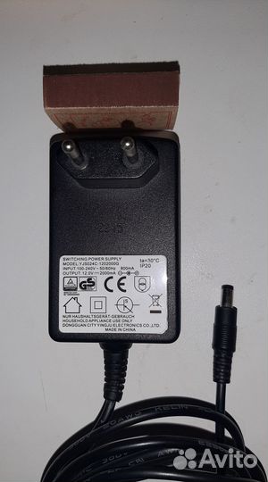 Адаптер блок питания 12v