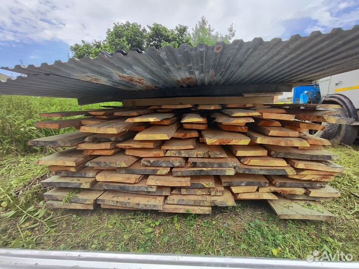 Доска необрезная сухая сосна
