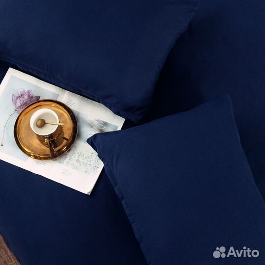 Постельное белье Однотонный Сатин комплект Евро