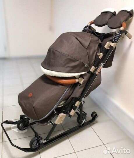 Санки-коляска Ника Детям 7-8 Nika