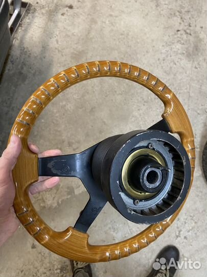 Деревянный руль raid 5D