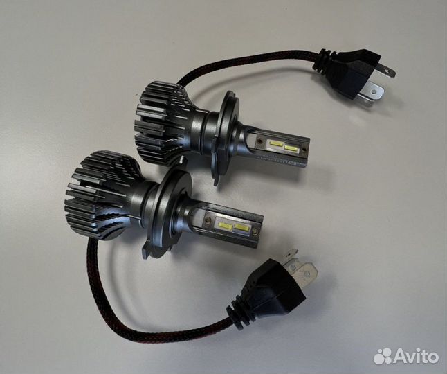 Лед лампы AMP Н4/Н7/Н1/Н3/Н11 новые