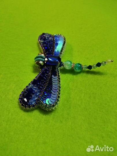 Брошь стрекоза