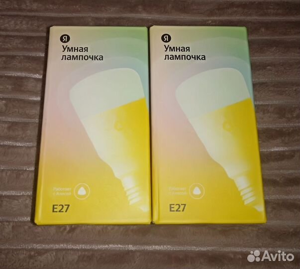Умная лампочка яндекс е27