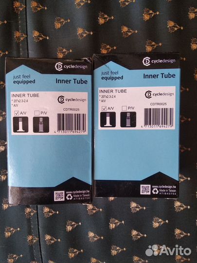 Велосипедная камера Cycledesign A/V 20X2.3-2.40