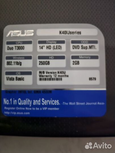 Asus K40IJseries