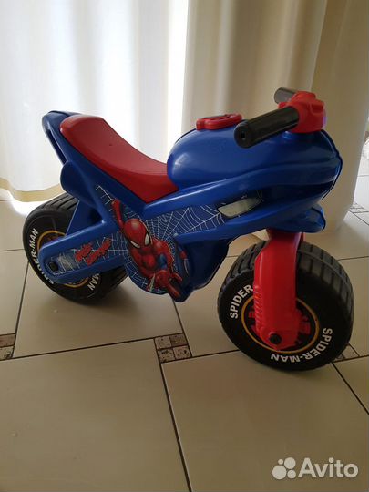 Детский мотоцикл беговел полесье