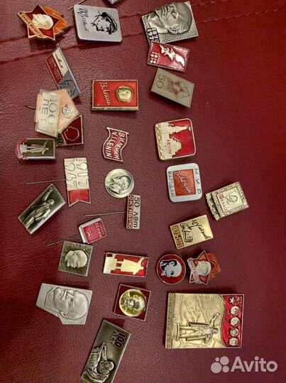 Значки с В.И. Лениным СССР