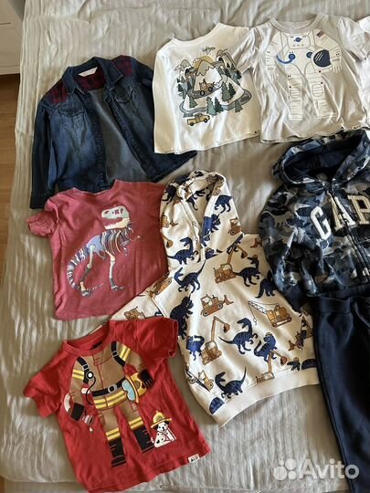 Пакет брендовой одежды на мальчика 98