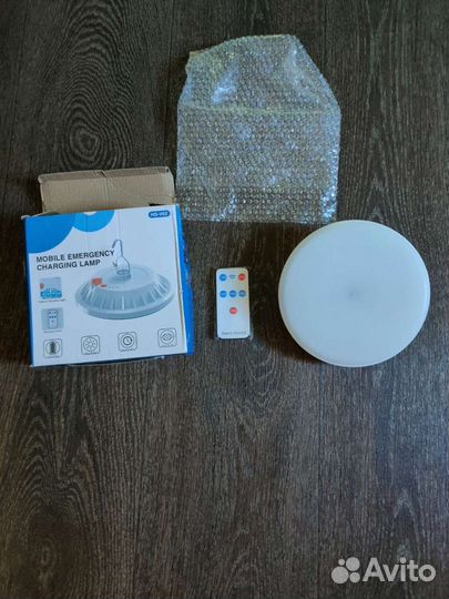 Светильник с пультом в палатку